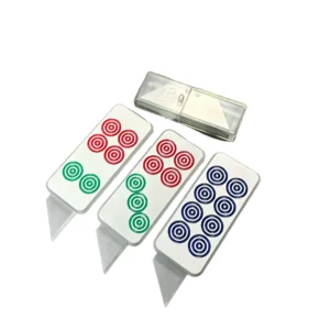 Mahjong tile pusher utility knife