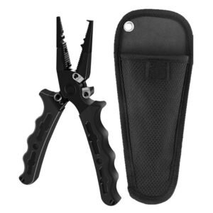 Stainless steel rubber and plastic splicing fishing pliers